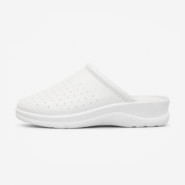 Medi Mules MARY Womens Clogs White