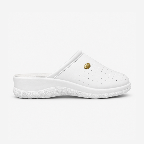Medi Mules MARY Womens Clogs White