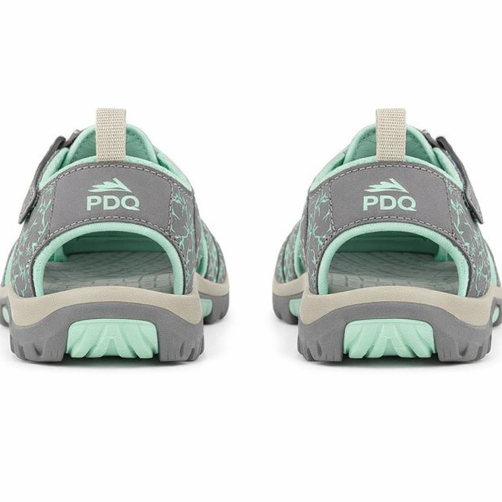 PDQ MILLIE Womens Hiking & Trail Sandals Grey/Mint