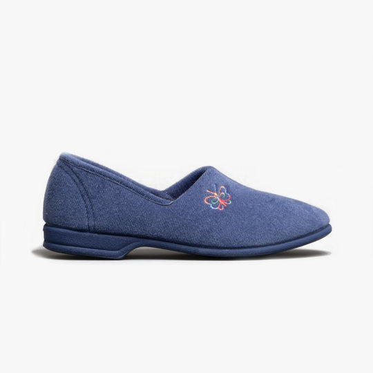 Mirak BOUQUET Womens Slippers Blueberry