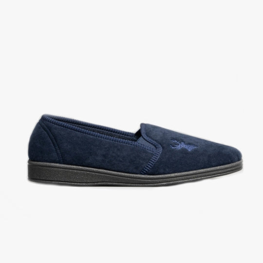 Mirak STAG Mens Slippers Navy