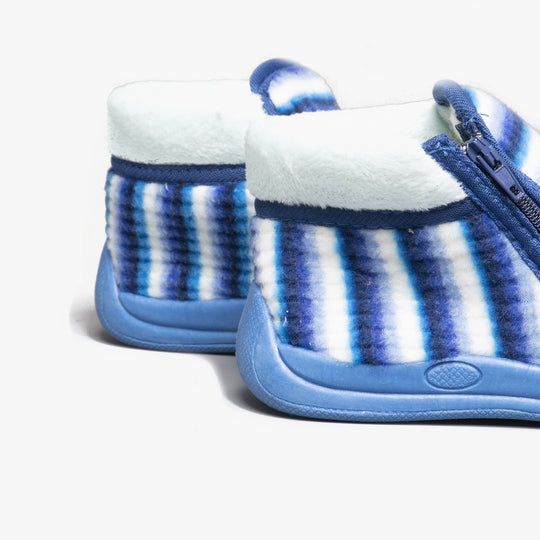 Mirak SAFARI Boys Boot Slippers Blue
