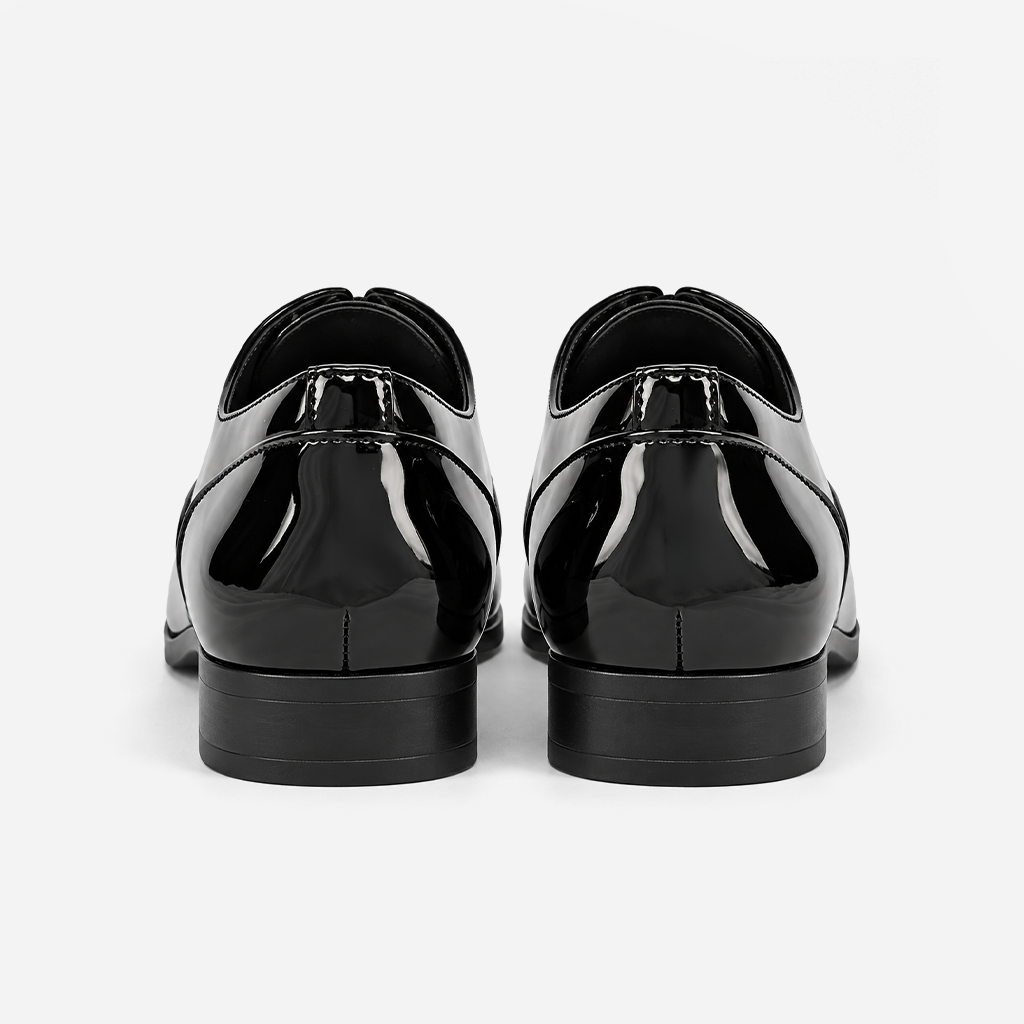 Mister Carlo OSCAR Mens Oxford Shoes Black Patent