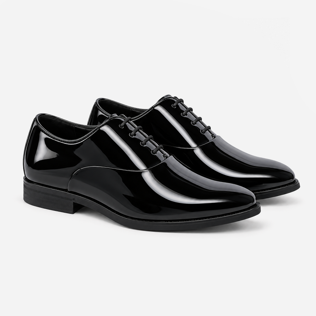 Mister Carlo THEO Mens Oxford Shoes Black Patent