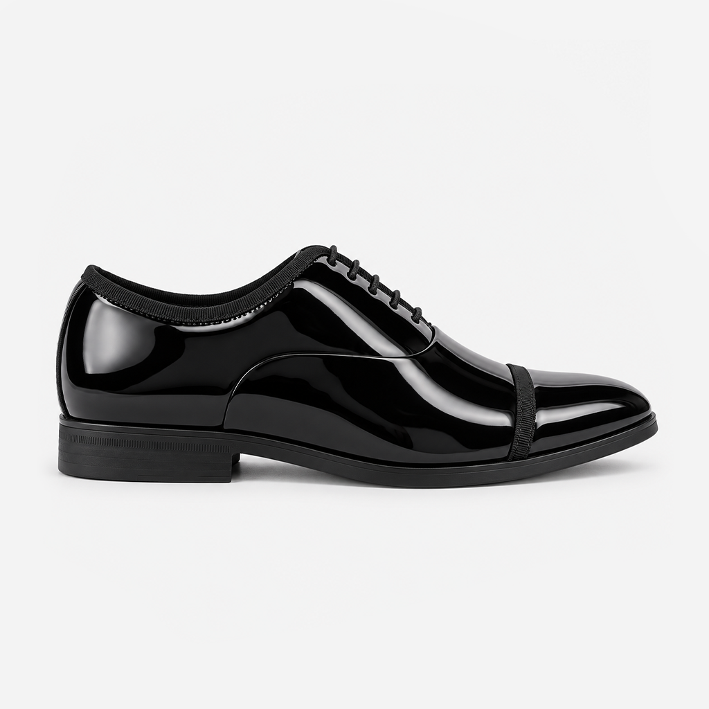 Mister Carlo RALPH Mens Oxford Shoes Black Patent