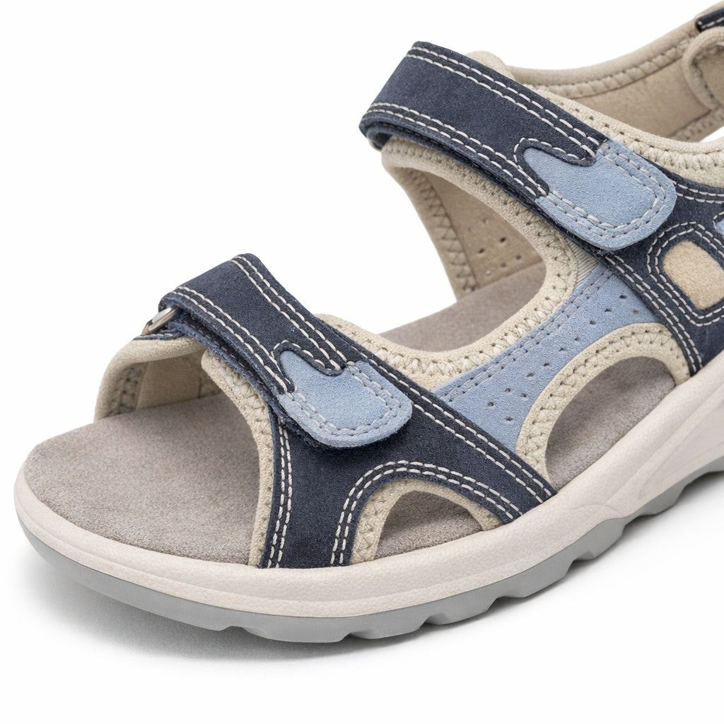 Mod Comfys L813 Womens Hiking & Trail Sandals Blue/Navy