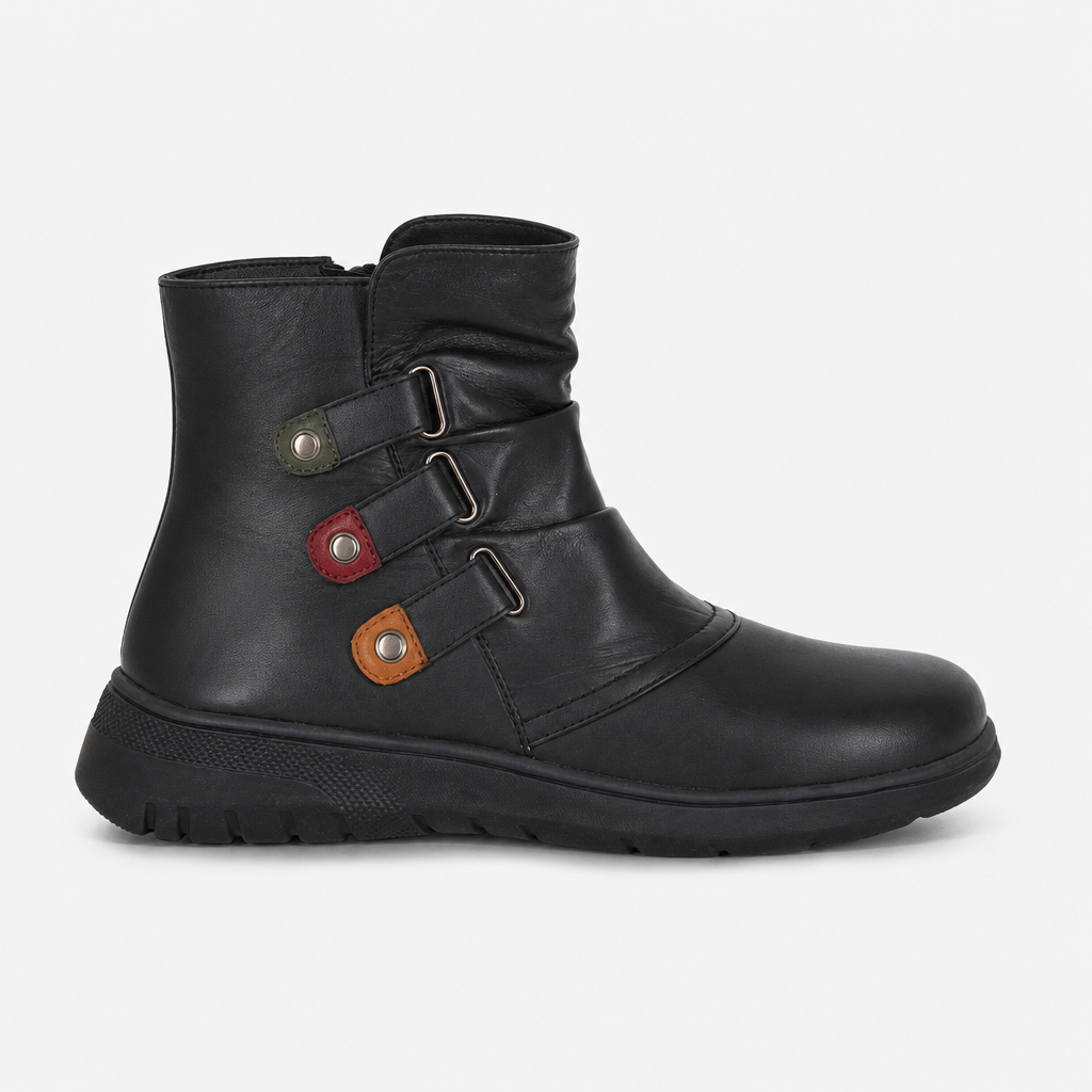 Mod Comfys JOSIE Womens Ankle Boots Black