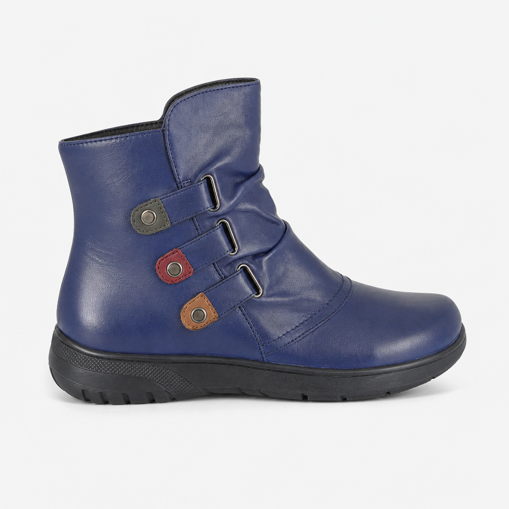 Mod Comfys JOSIE Womens Ankle Boots Navy