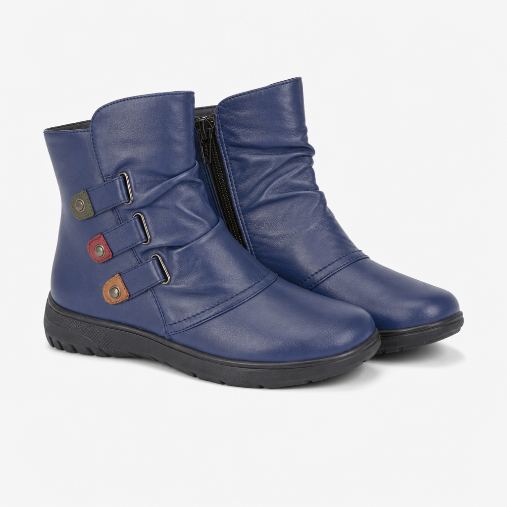 Mod Comfys JOSIE Womens Ankle Boots Navy