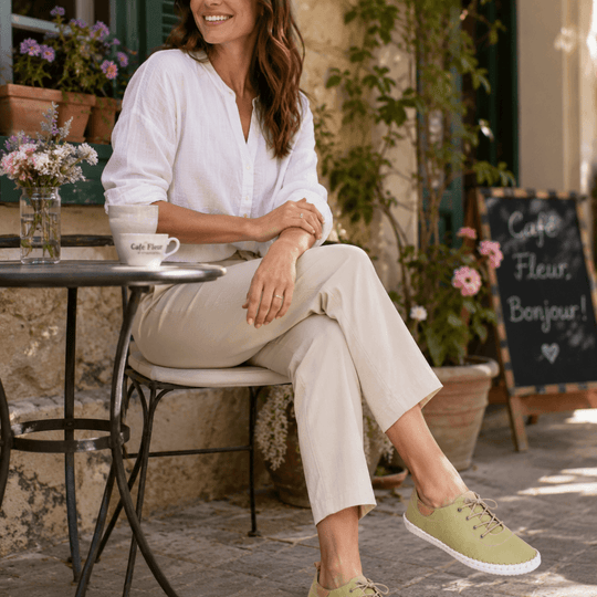 Mod Comfys GWEN Womens Casual Shoes Pistachio Green
