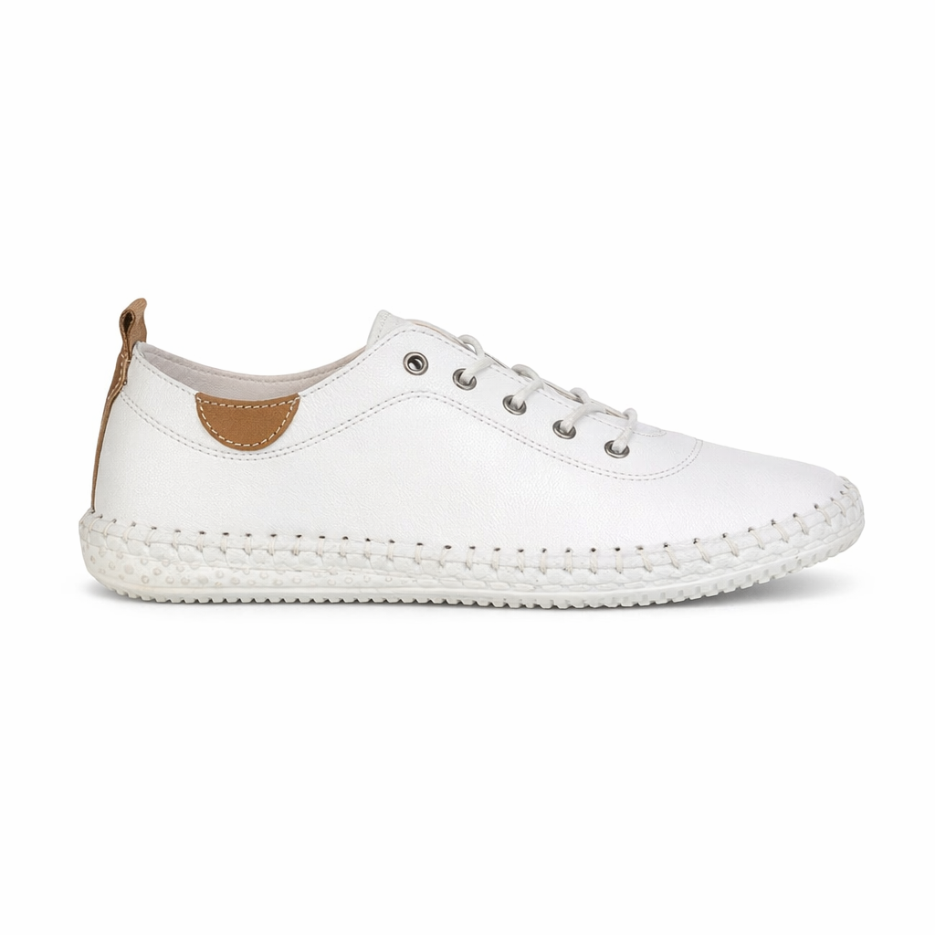 Mod Comfys GWEN Womens Casual Shoes White