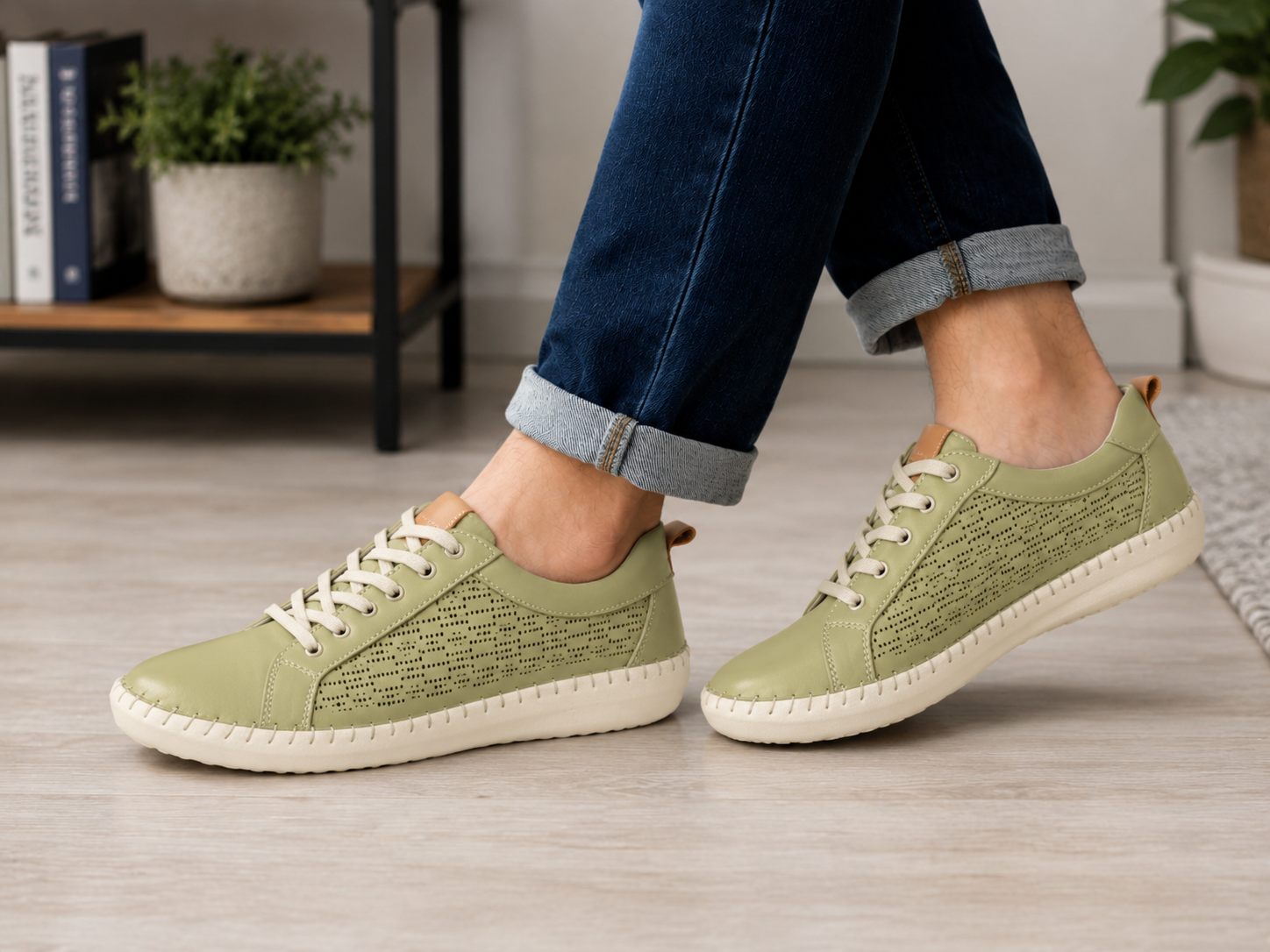 Mod Comfys SIENNA Womens Casual Shoes Avocado