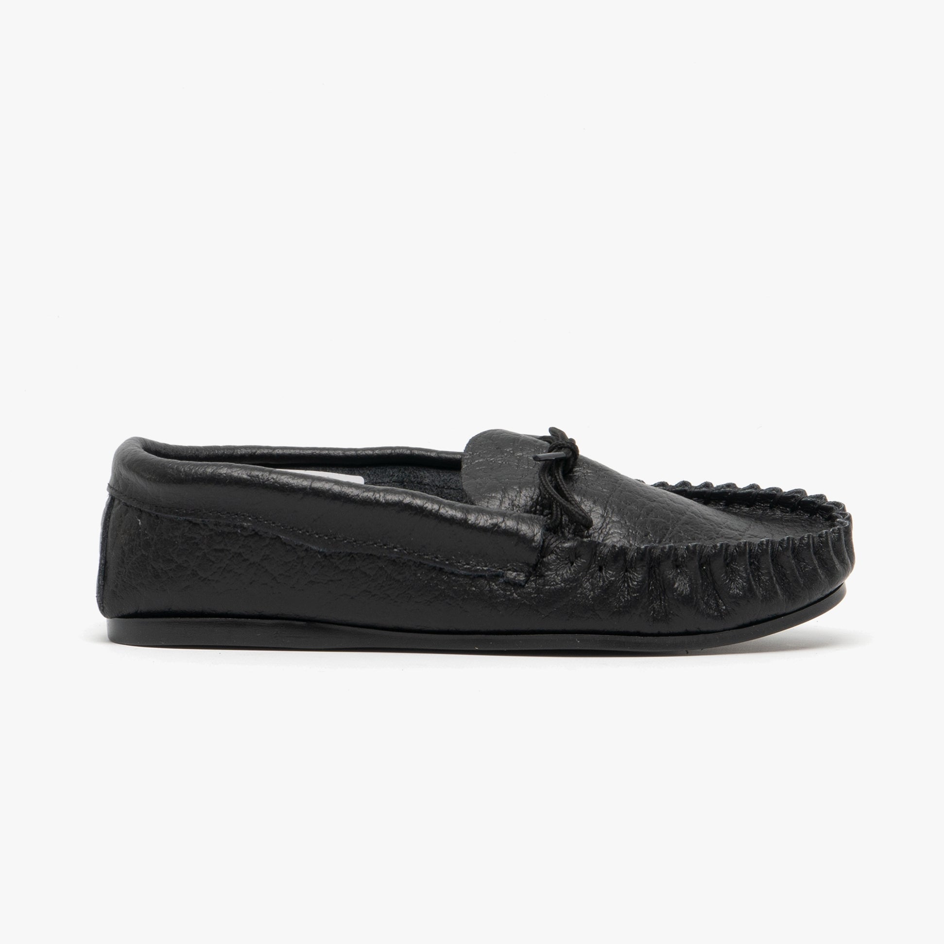 Mokkers Men’s Wool-Lined Moccasin Slippers – Dark Camel, Size 9 US – Cozy Rubber Sole