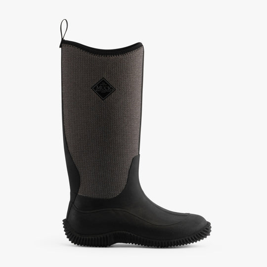 Muck Boots HALE HERRINGBONE Womens Rubber Wellington Boots Black