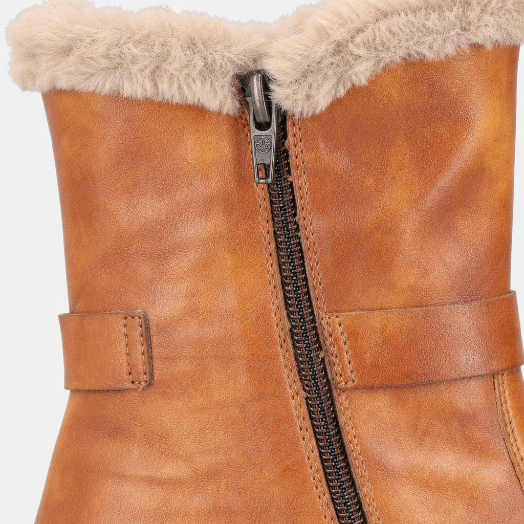 Rieker 79580 Womens Ankle Boots Cayenne/Mud