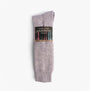 Mud Dogs Womens Welly Boot Socks Light Purple, front view showing the folded sock with label.
