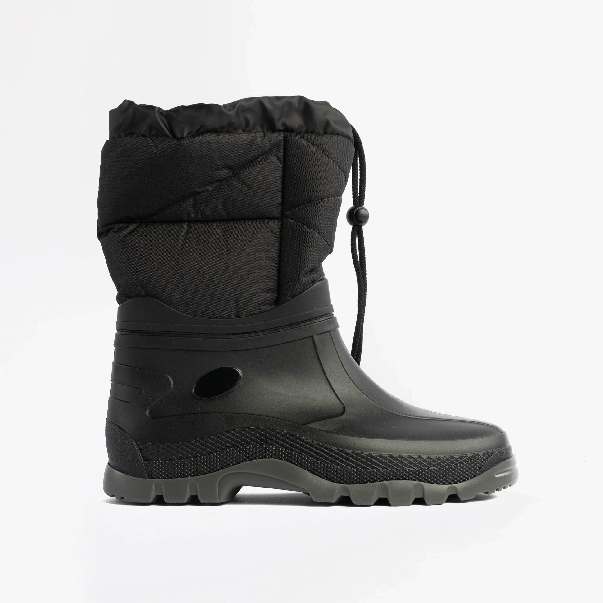 Mud Dogs NORDIC Mens Warm Lined Boots Black