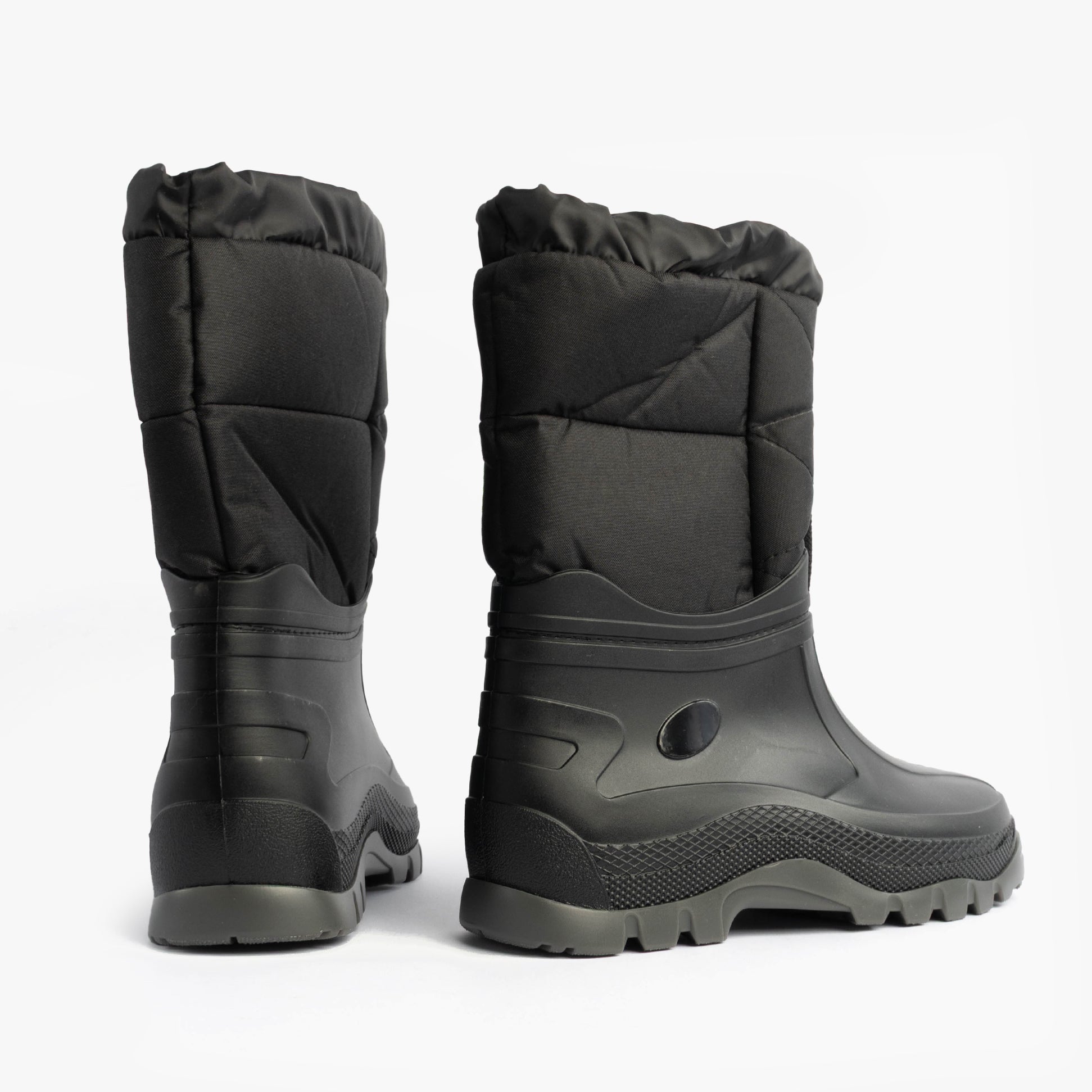 Mud Dogs NORDIC Mens Warm Lined Boots Black