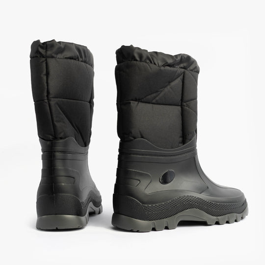 Mud Dogs NORDIC Mens Warm Lined Boots Black