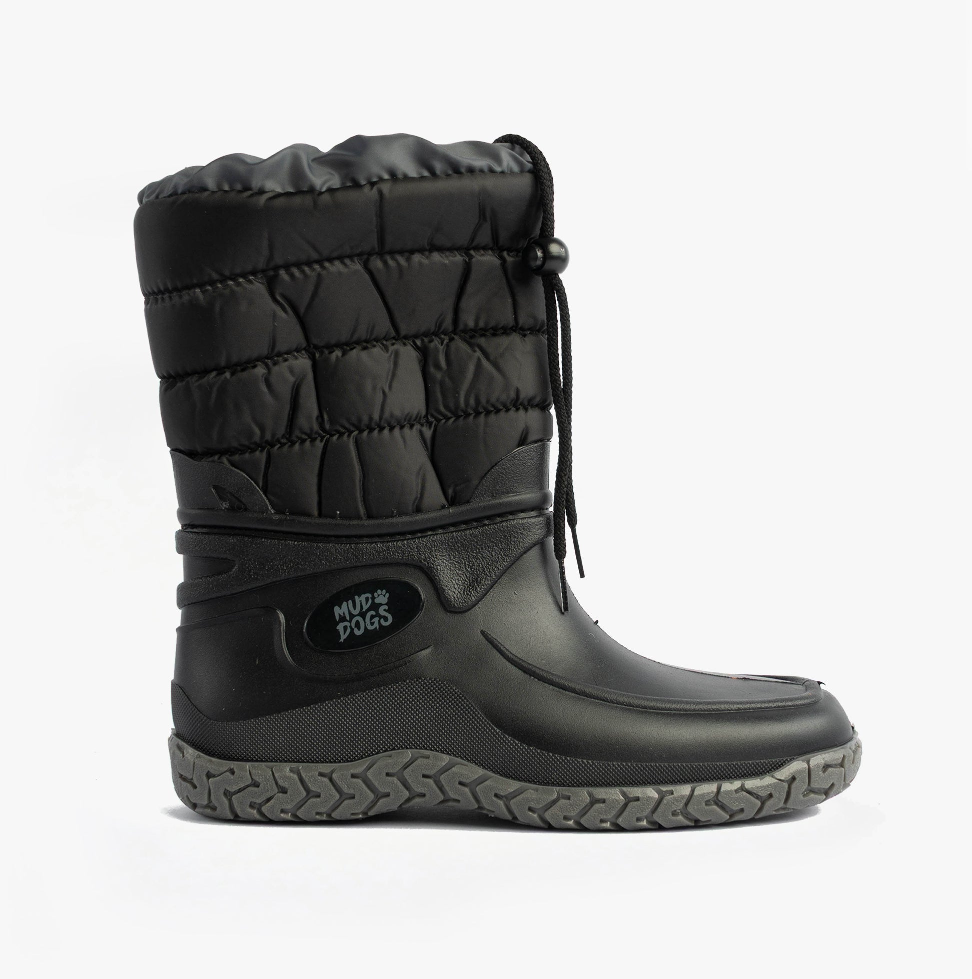 Mud Dogs NORDIC Womens Warm Lined Boots Black