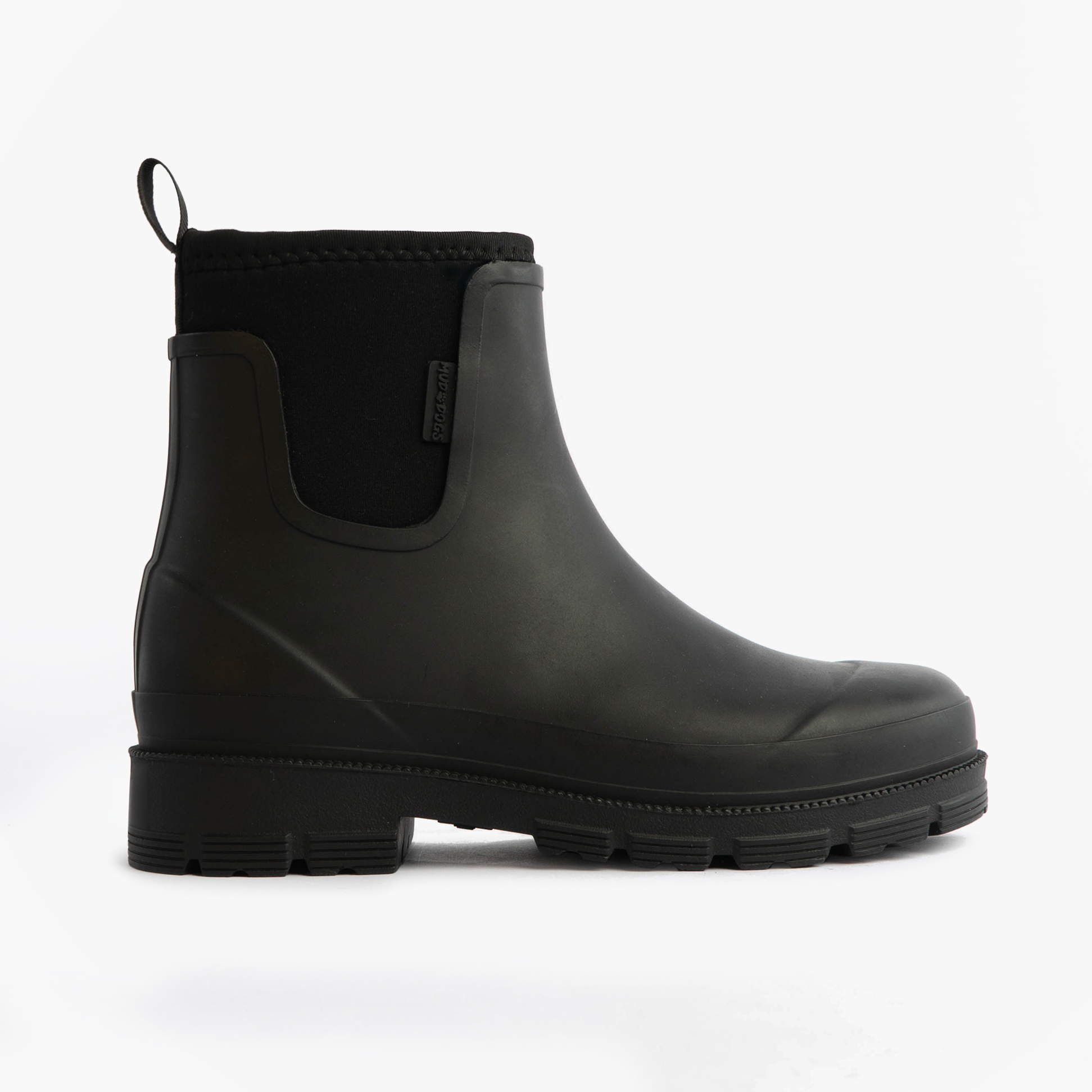 Mud Dogs BROOKE Womens Ankle Neoprene Wellies Black
