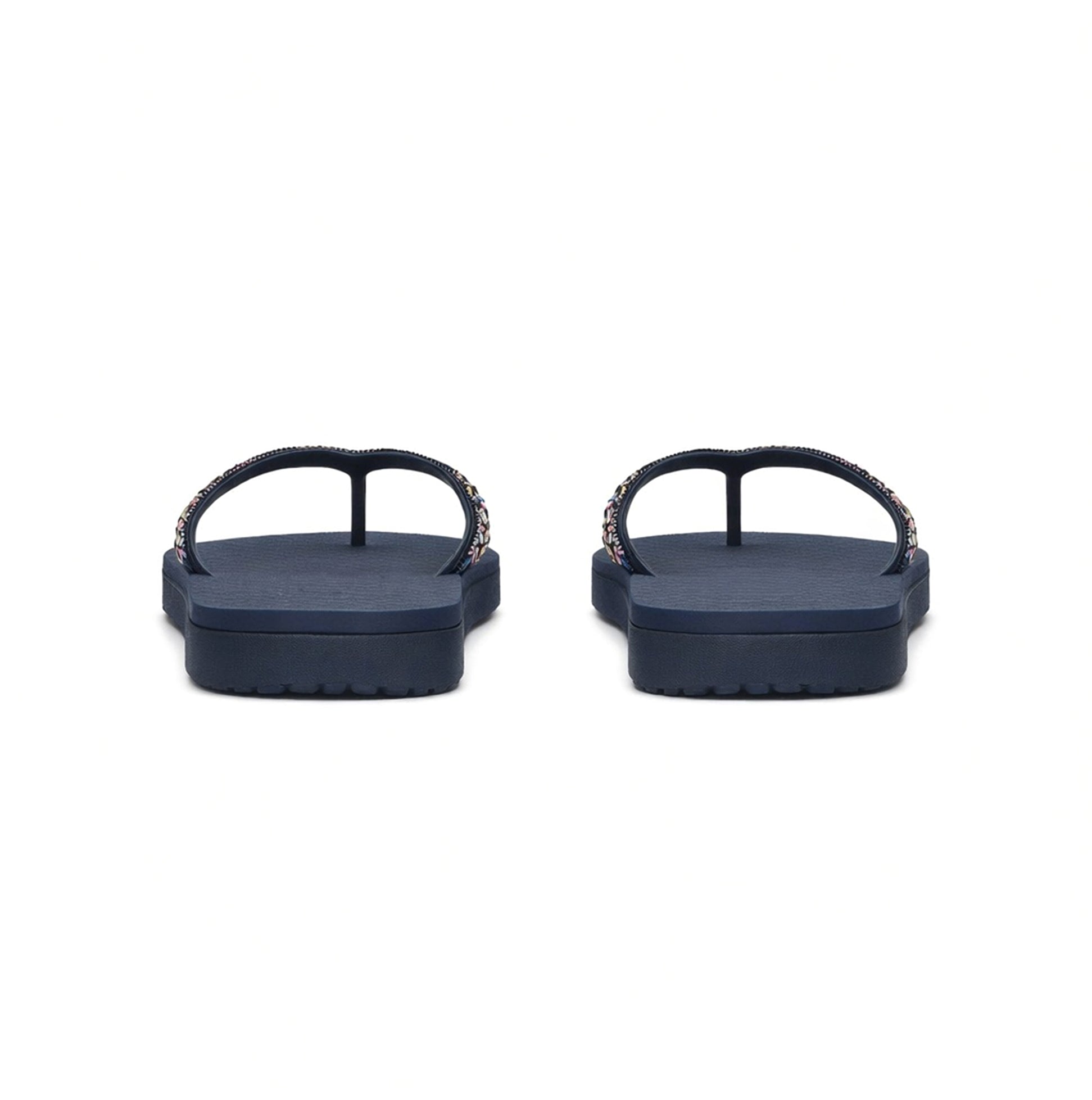 Skechers MEDITATION LUXE - CLASSIC ROM Womens Toe-Post Sandals Navy/Multi