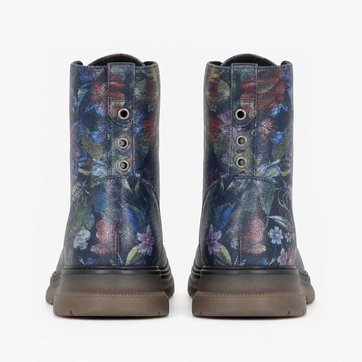 Cipriata ANNETTA Womens Ankle Boots Navy Blue Floral/Multi