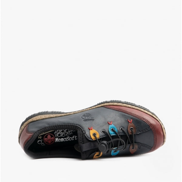 N3271-35 Womens Shoes Navy/Combi