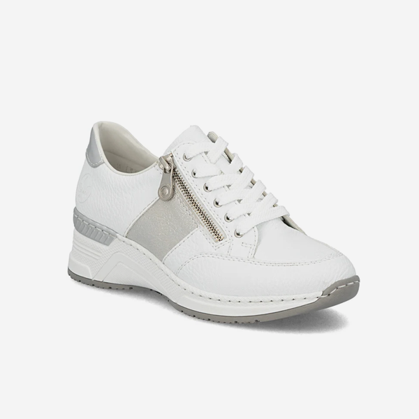 Rieker N4322-80 Womens Trainers White