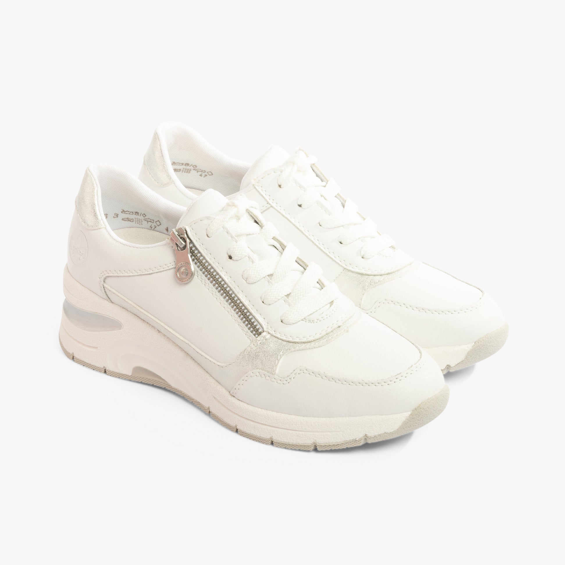Rieker N9301 Womens Casual Trainers White