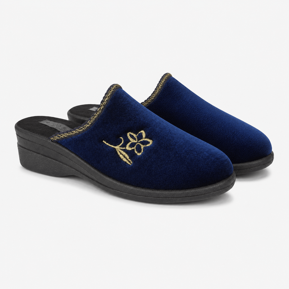 Jo & Joe HELEN Womens Mule Slippers Navy