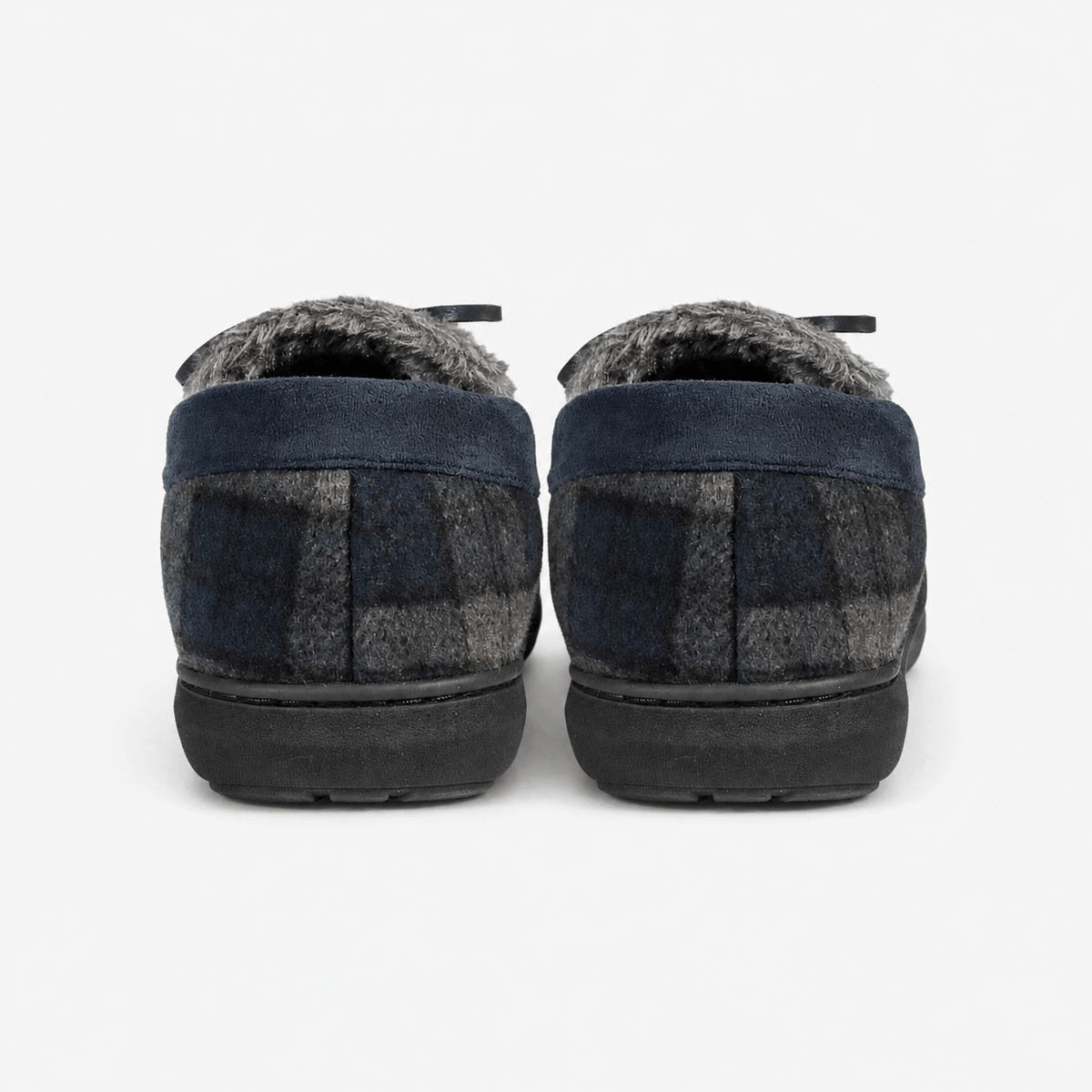 BUDE/NAVY BUDE Mens Moccasin Slippers Navy