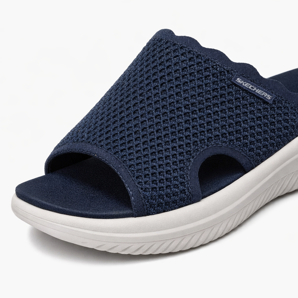 Skechers ULTRA FLEX 3.0 SANDAL-BRING I Womens Sliders Navy