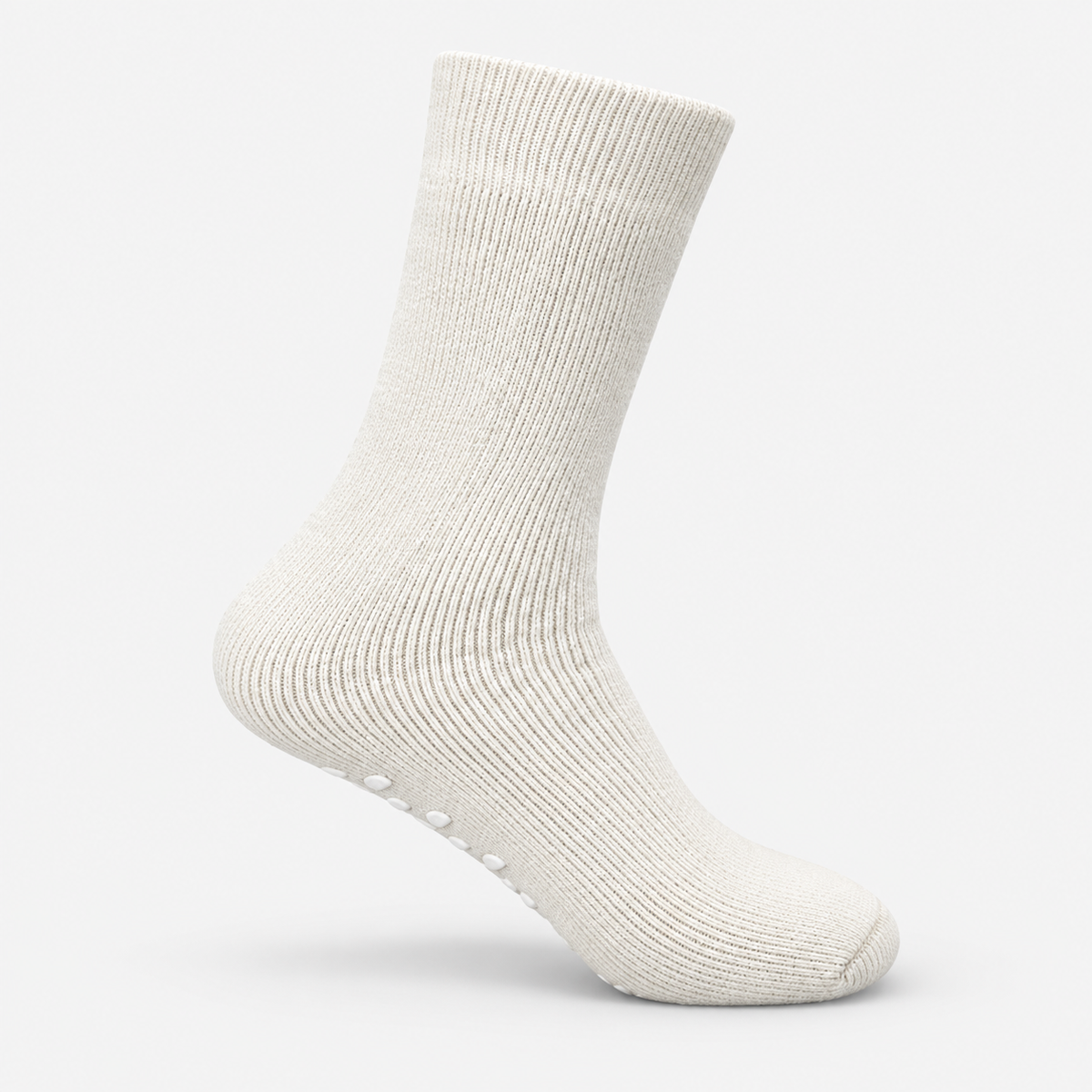 Totes Toasties THERMAL BRUSHED ORIGINAL SLIPPER SOCKS (TWIN PACK) Womens Thermal Socks Grey / Navy