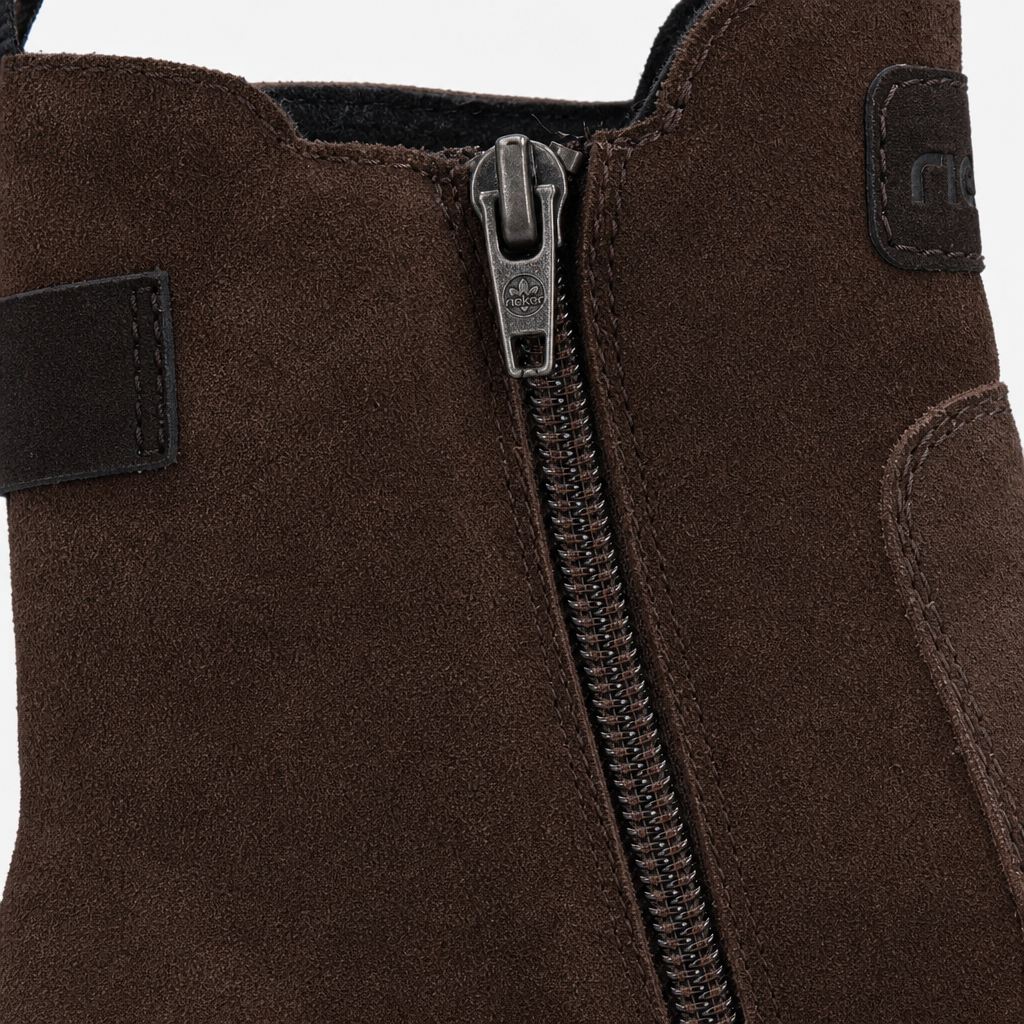 Rieker 75860 Womens Ankle Boots Mocha/Nougat