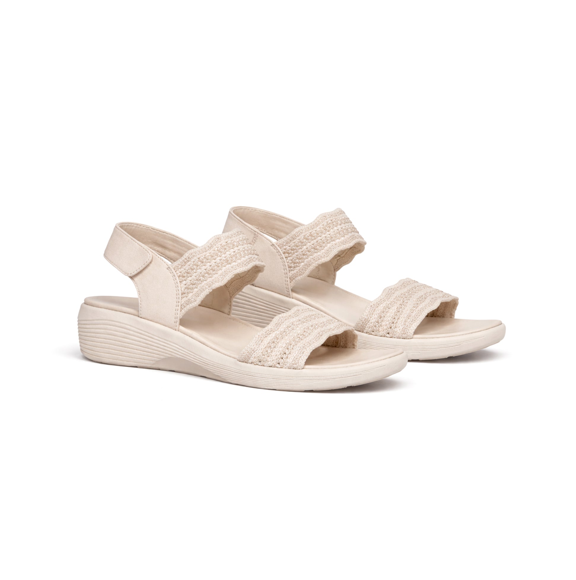 Skechers ARYA - FAVORITE FINDS Womens Ankle Strap Sandals Off White