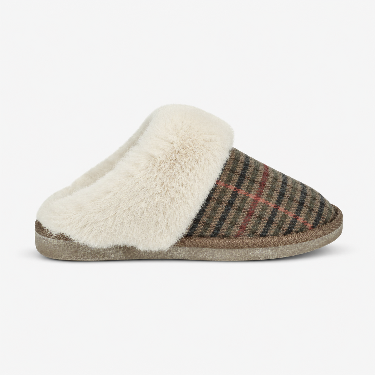 Jo & Joe GRETNA Womens Mule Slippers Olive Green