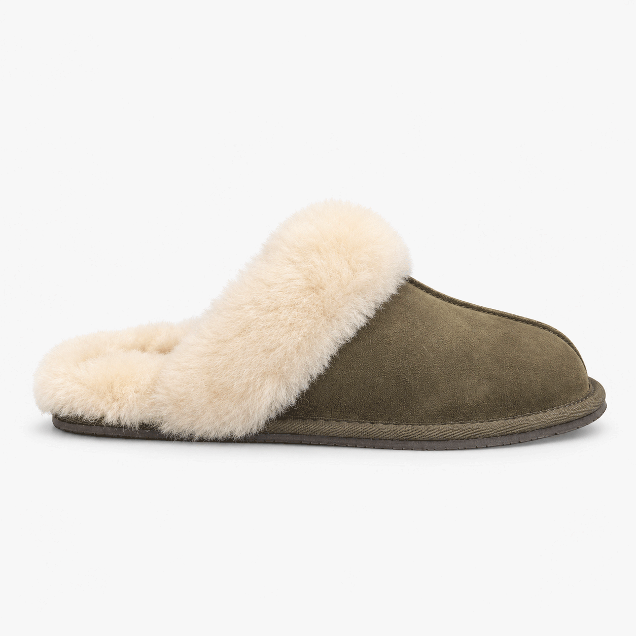 HOS Sheepskin AYLA Womens Mules Olive