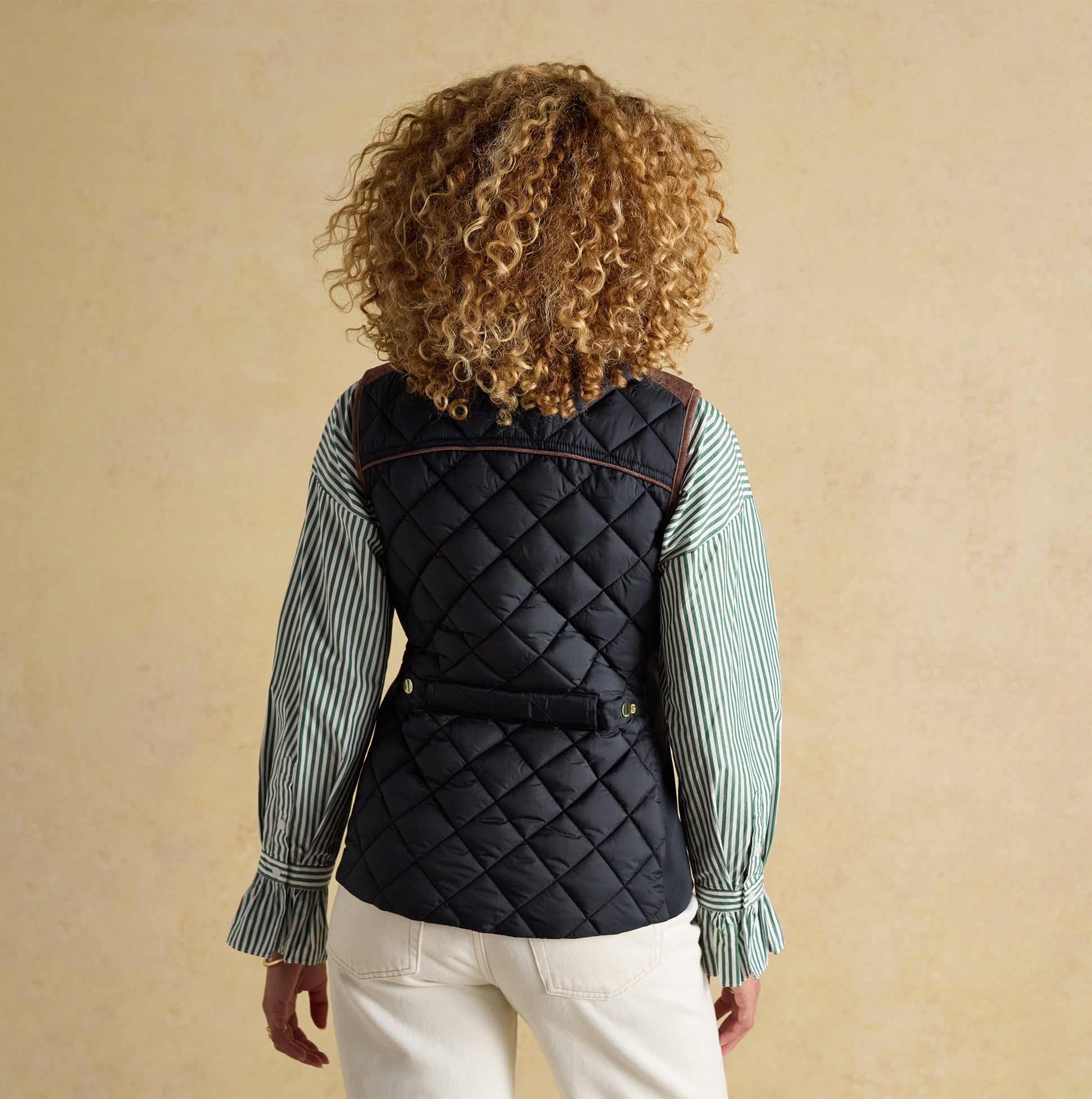Joules BRAEMAR LUXE GILET Womens Gilets Navy
