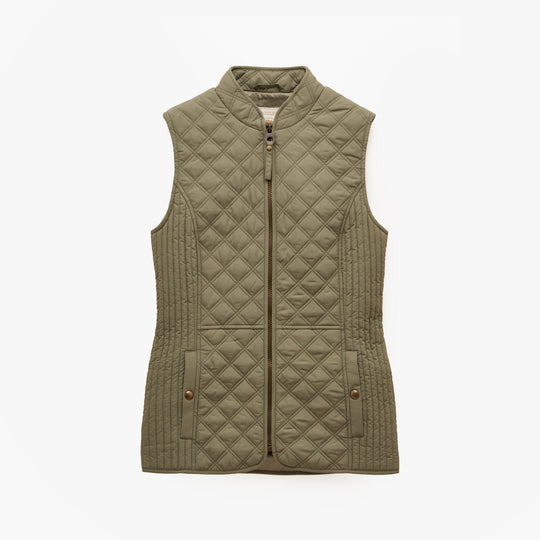 Joules MINX Womens Gilet Khaki Green