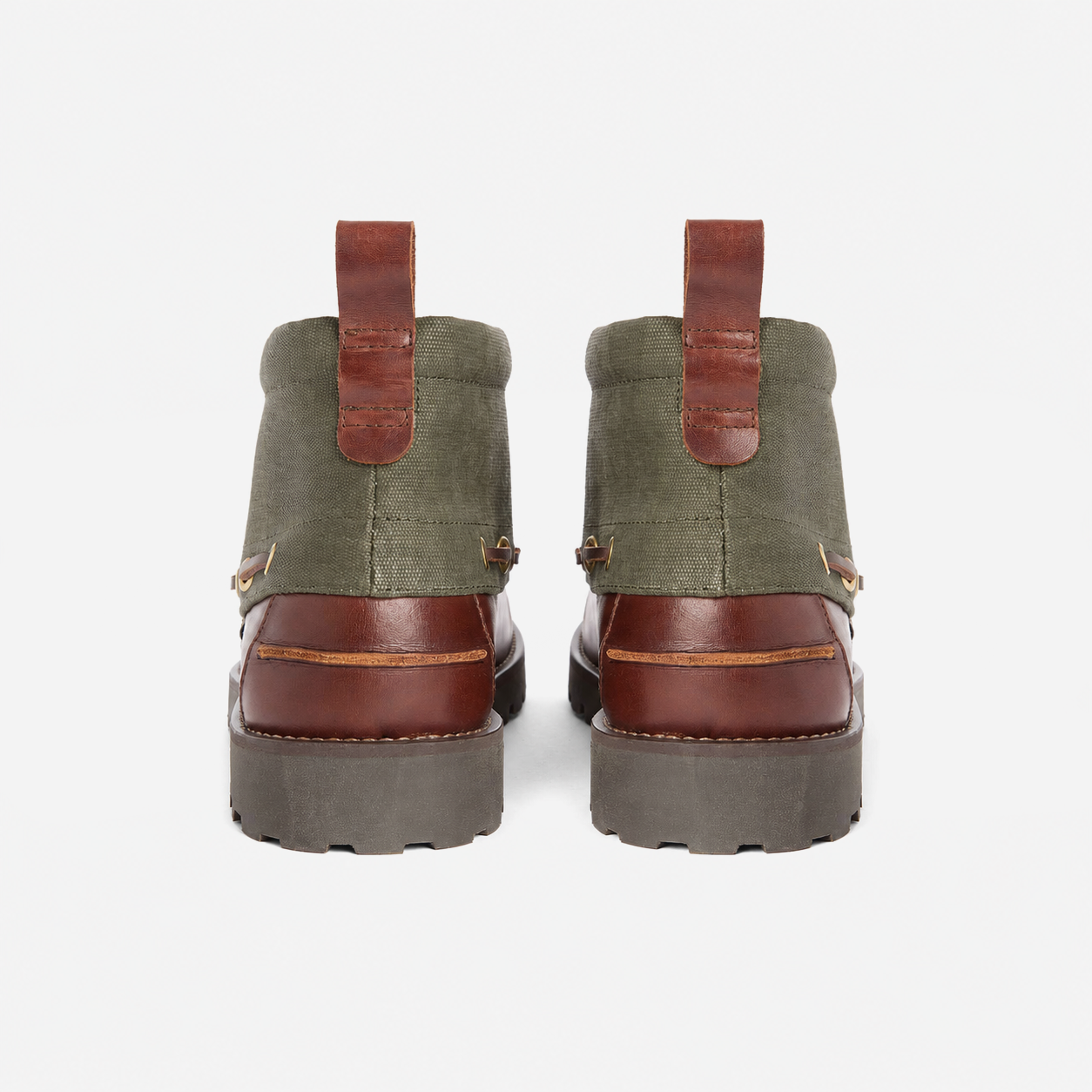 Barbour HARLE MID Mens Chukka Boots Mahogany/Olive