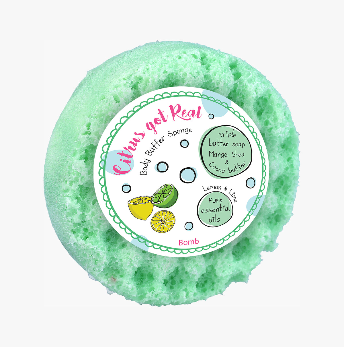 Bomb Cosmetics Citrus Got Real Bath Sponges & Loofahs n/a