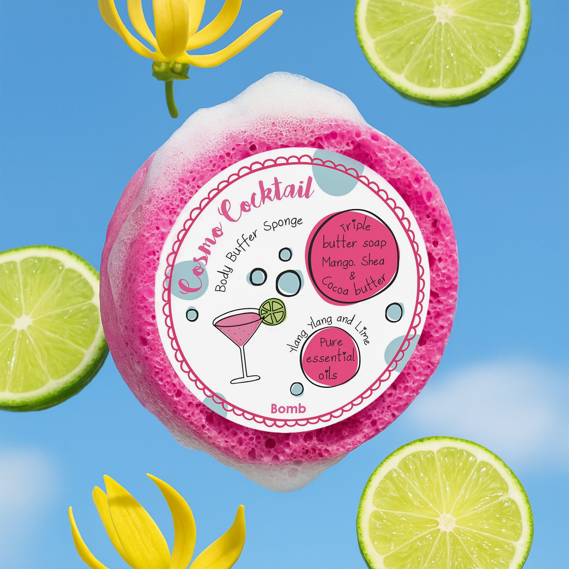 Bomb Cosmetics Cosmo Cocktail Bath Sponges & Loofahs n/a