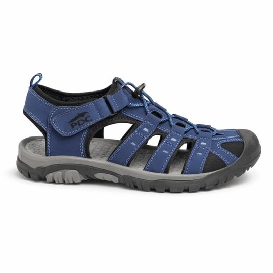 PDQ JASPER Mens Hiking & Trail Sandals Navy