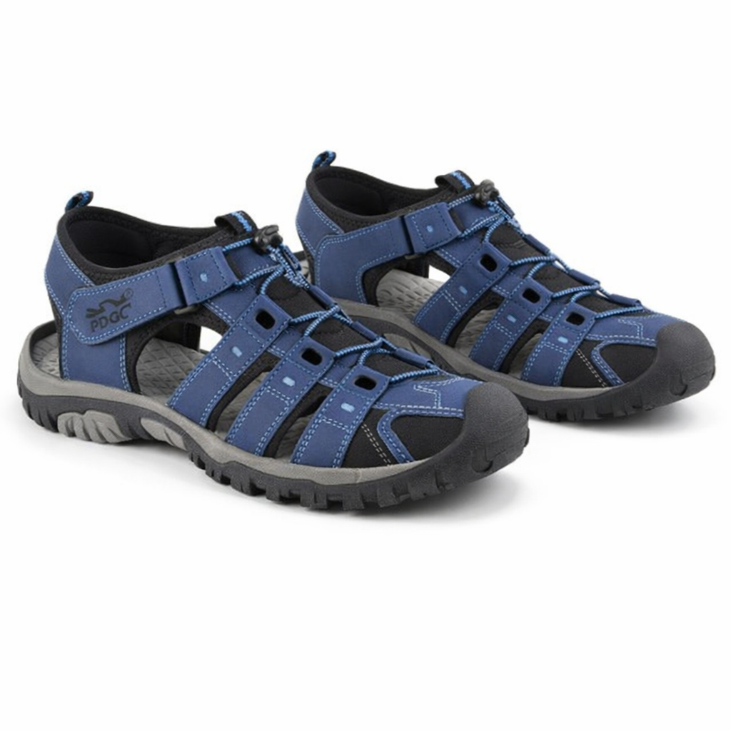 PDQ JASPER Mens Hiking & Trail Sandals Navy