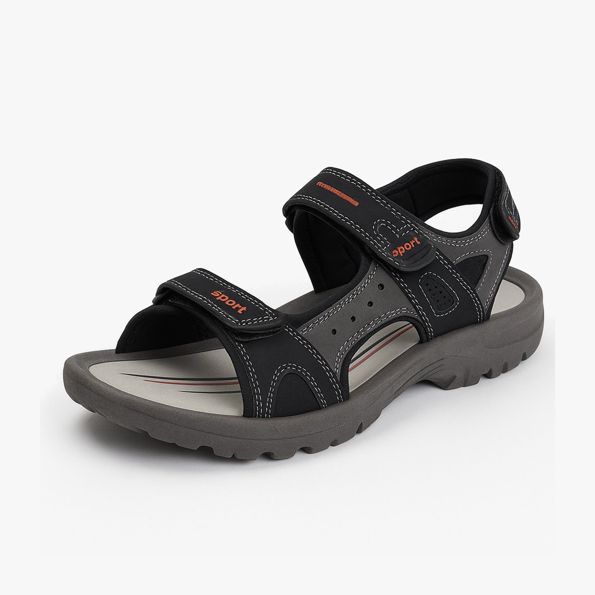 PDQ NOMAD Adjustable Sports Sandal Black/Grey
