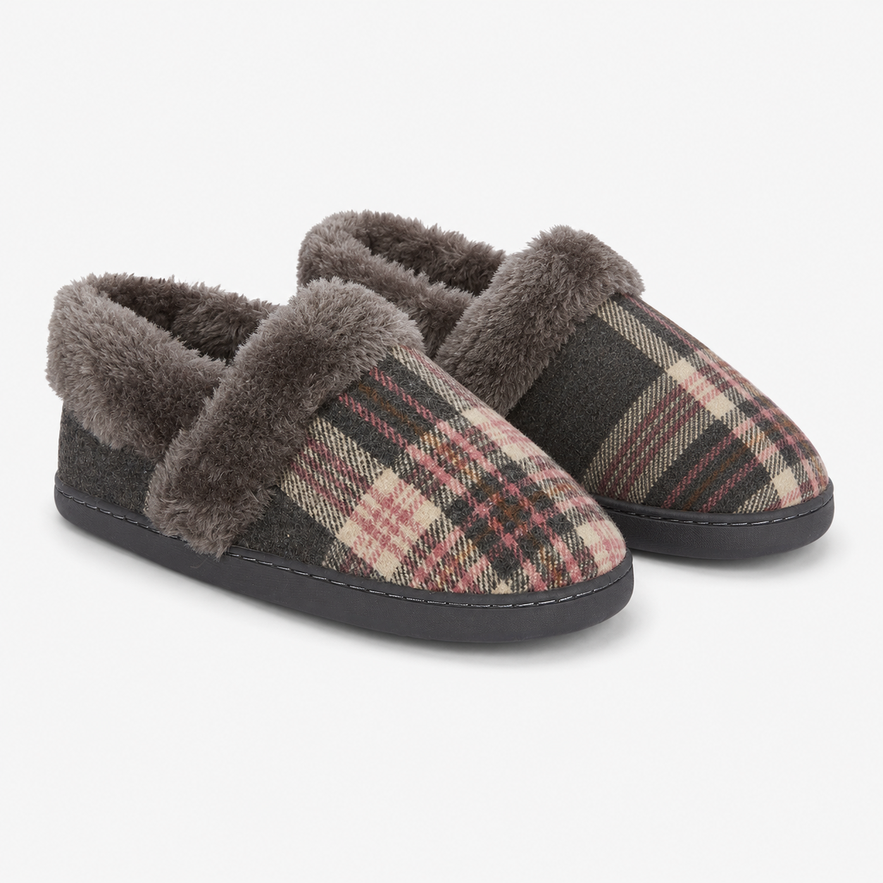 Jo & Joe HERITAGE Womens Full Slippers Pebble