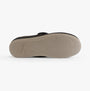 Padders CHARLES Mens (G Fit) Slippers Brown Checked bottom view showcasing rubber sole design.