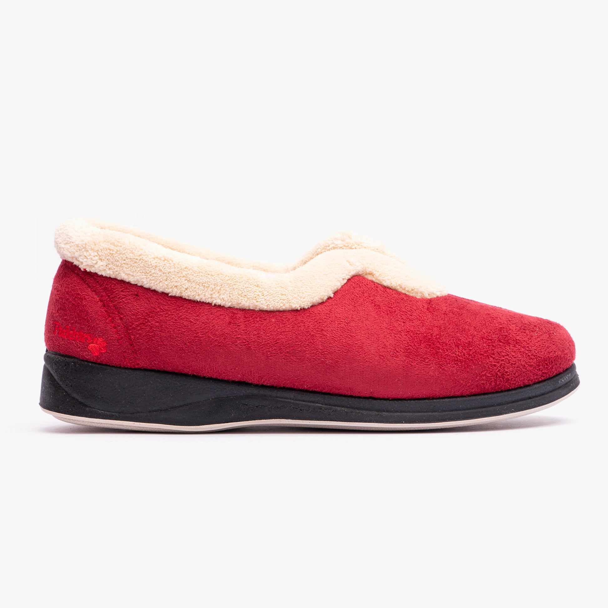 Padders CARMEN Womens (2E Fit) Full Slippers Red