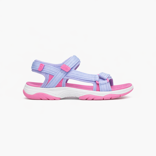 Skechers TREAD SEEKER Girls Ankle Strap Sandals Lavender/Pink